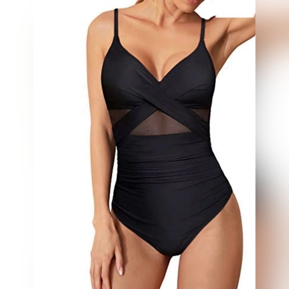 Tempt Me Women's Tummy Control One Piece Swimsuits. - Picture 3 of 5